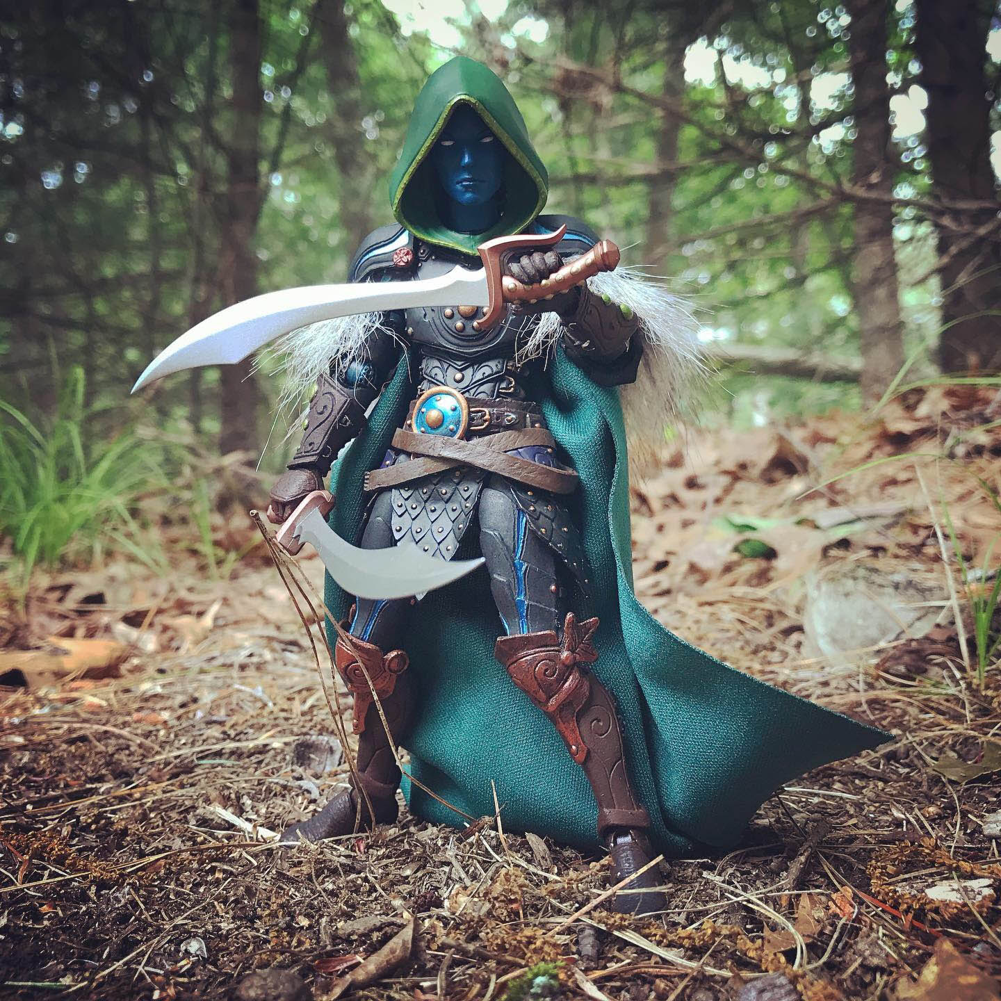 Mythic Legions drow elf ranger Drizzt Do'Urden custom