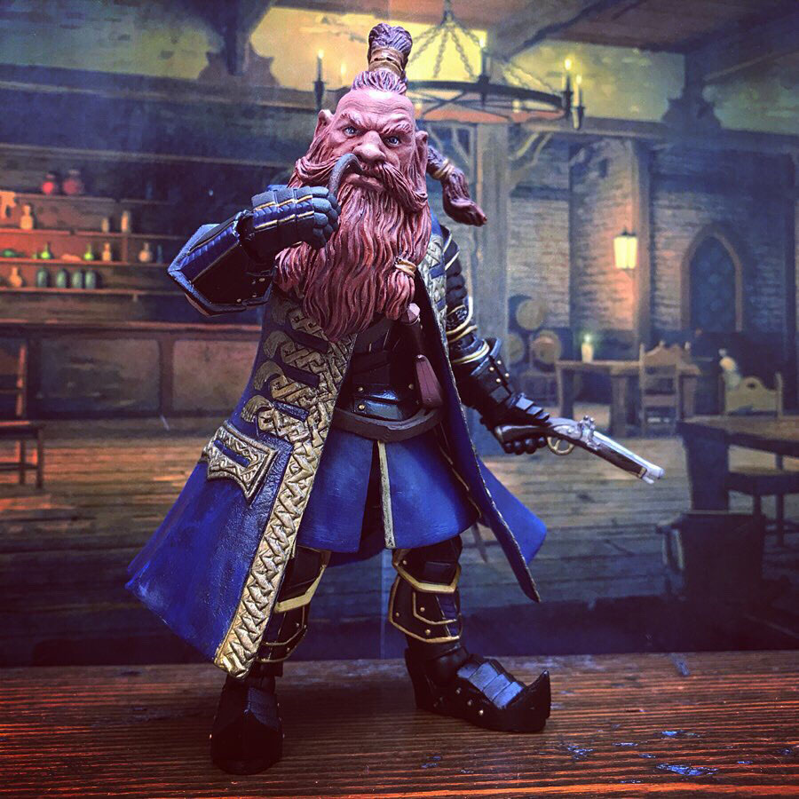 Mythic Legions dwarf pirate custom
