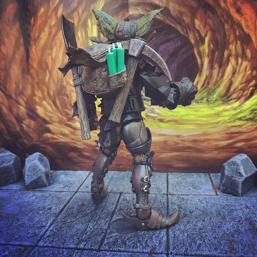 Mythic Legions goblin miner custom