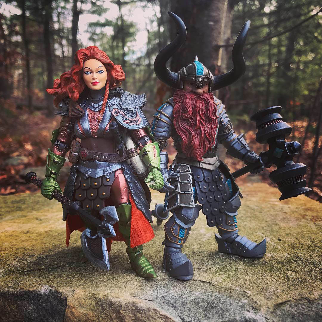 Mythic Legions Female Dwarf custom