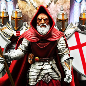 Mythic Legions Templar Commander custom